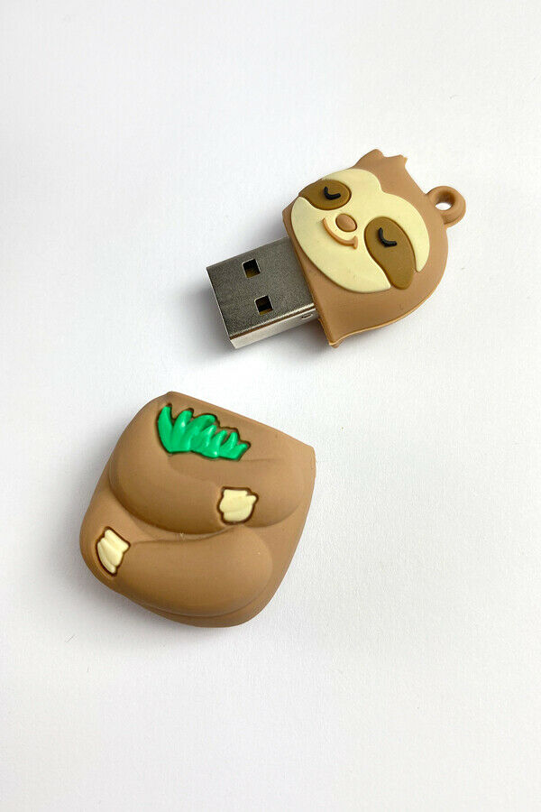 MojiPower USB Flash Drive - Sleepy Sloth