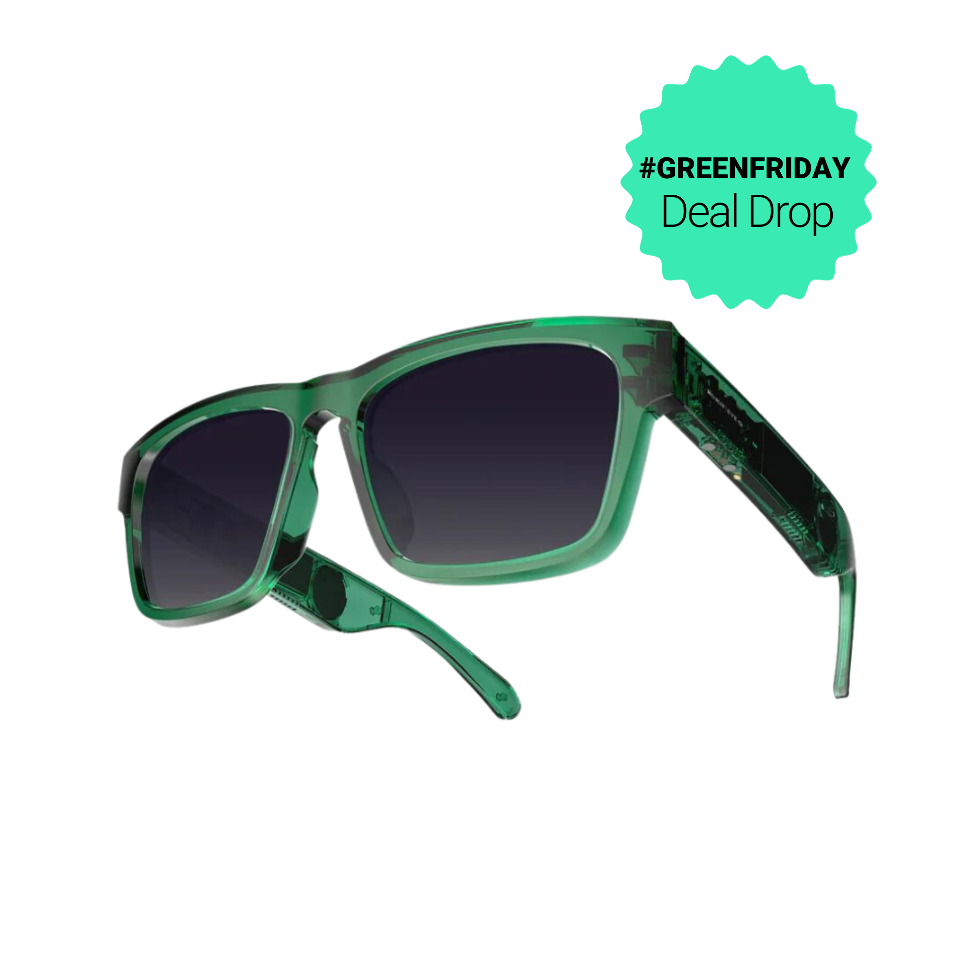 Rokit Eye Q Smart Glasses - Jade Green