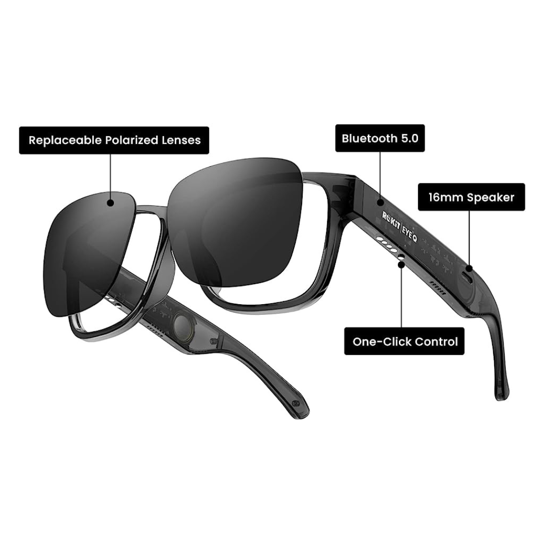 Rokit Eye Q Smart Glasses - Jade Green-5