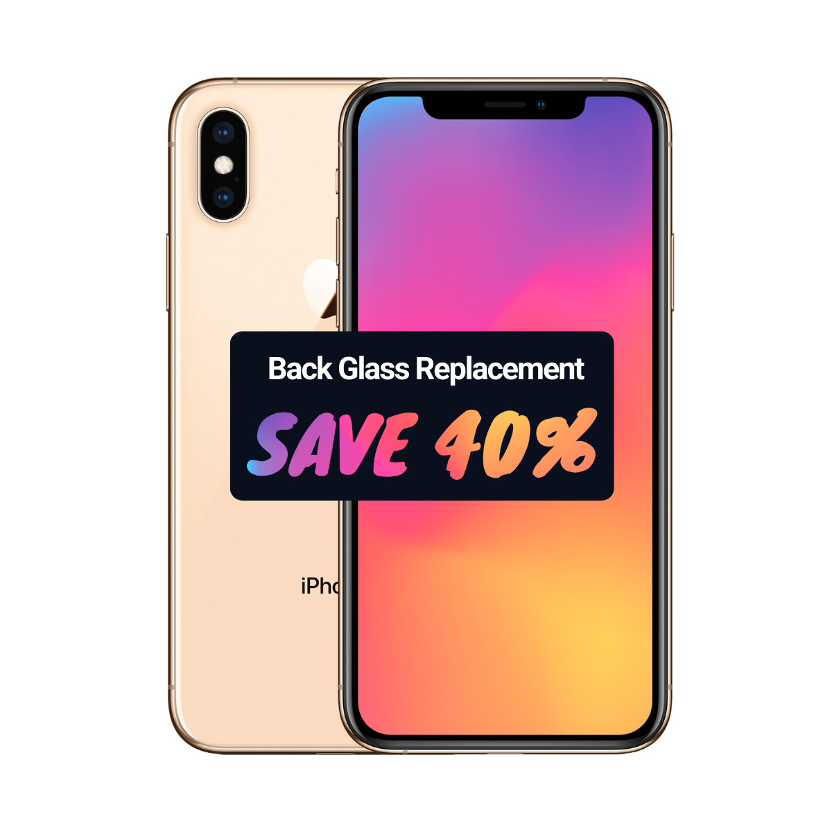 iPhone XS Back Glass Replacement Voucher