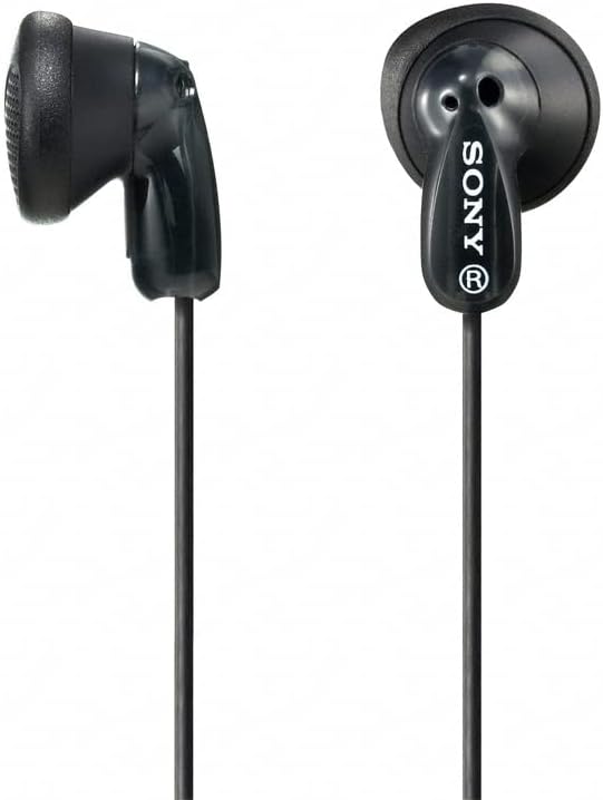 Sony MDR-E9LP (Black) Stereo Earbuds - Damaged Packaging