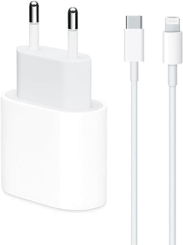 25W Power Adapter with USB-C to Lightning Cable
