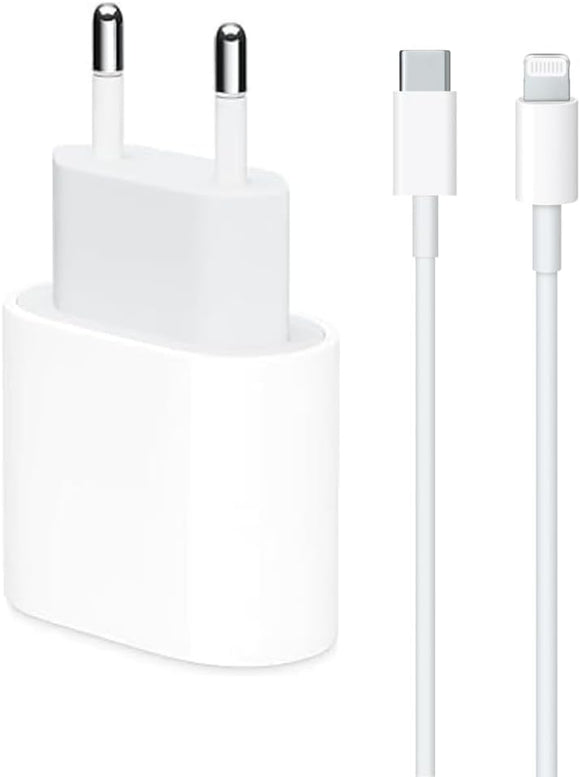 25W Power Adapter with USB-C to Lightning Cable