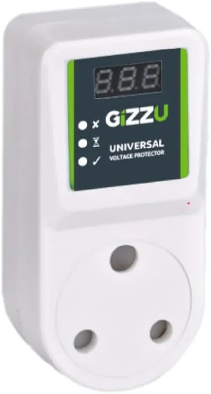 Gizzu 16A Universal Voltage Protector Plug