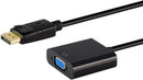LinkQnet 1080P Displayport Male to VGA Female Adapter Black-2