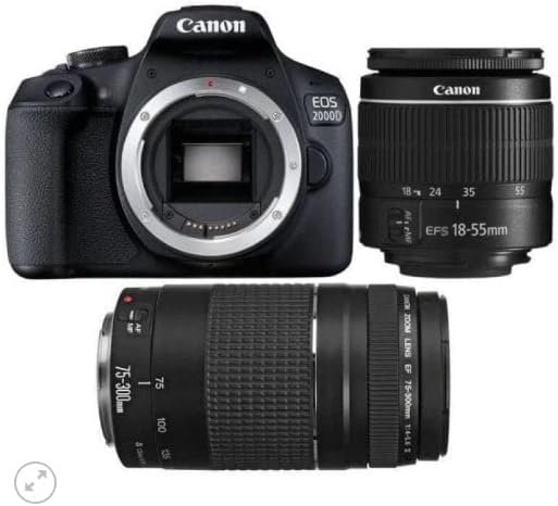 Canon EOS 2000D 24 MP Double IS Digital Camera Kit - Pre-Owned -Like New
