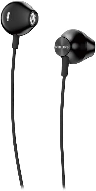 Philips TAUE101BK In-Ear Wired Headphones with Microphone Black