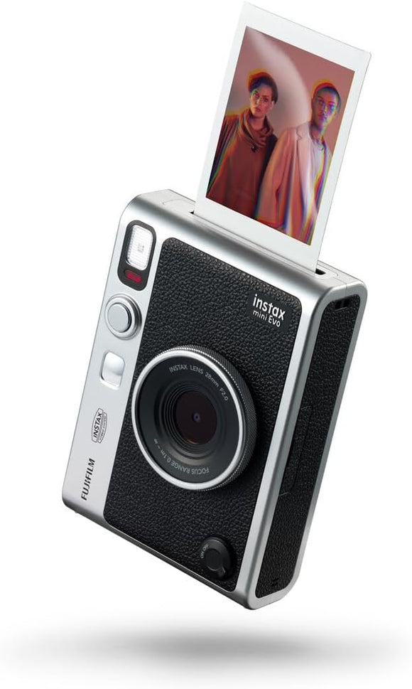 instax Fujifilm Instax Mini Evo Instant Film Camera with Type C Evo Black