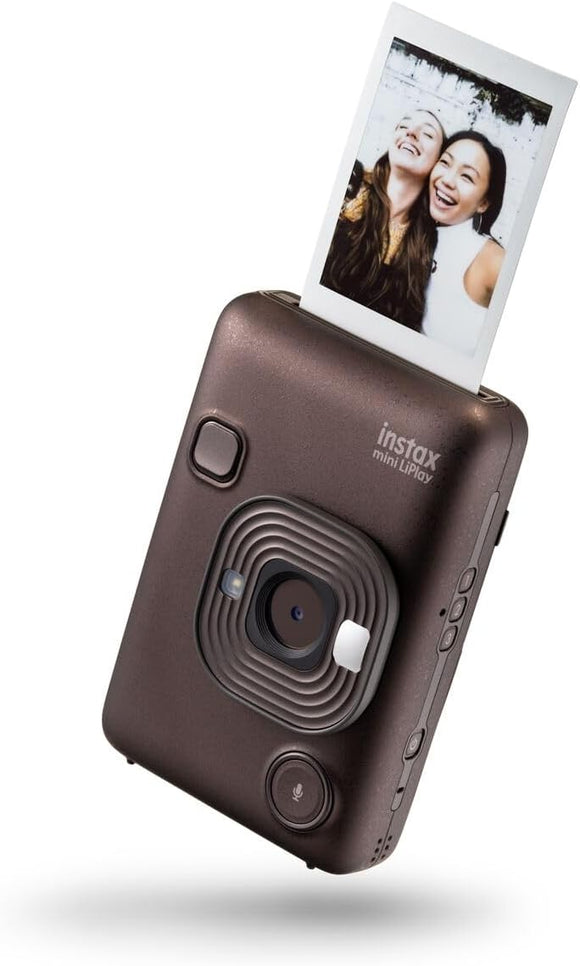 instax Fujifilm Mini LiPlay Hybrid Instant Print Camera Deep Bronze