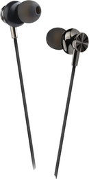 Astrum EB160 Wired in-Ear Stereo Earphones with 10mm Driver, in-Line Microphone, Rubber Ear Tips (S/M/L), 45-Degree Inclined Earbuds, Tangle-Free Wire, TPE Material, HiFi Stereo Sound, Lightweight - Damaged Packaging-2