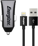 Energizer 2.4Amp Dual USB Car Charger with Micro USB Cable Black-2