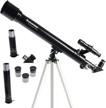 Celestron 50AZ Powerseeker Telescope - Lightweight 50mm Refractor, Portable Grab-and-Go Design