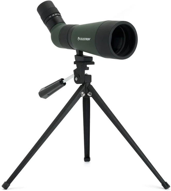 Celestron Landscout 12-36X60mm Angled Zoom Spotting Scope with Table-Top Tripod