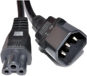 Clover to IEC Male Power Cable, 15 cm Length - Like New