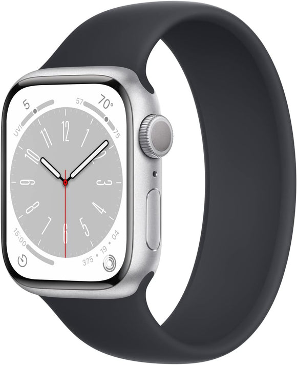 Apple Watch Series 9 (GPS) (41mm) Silver Aluminum + Midnight Band
