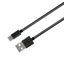 Astrum Verve Braided USB-C Charging Cable 1M, 3A Fast Charge Cable with Reinforced Connectors – UC30 - Black-1