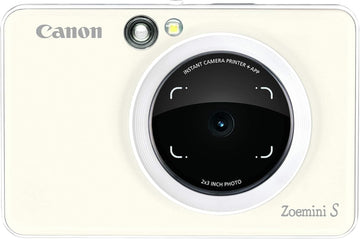 Canon Zoemini S Instant Camera Colour Photo Printer, Pearl White - Pre-Owned -Like New