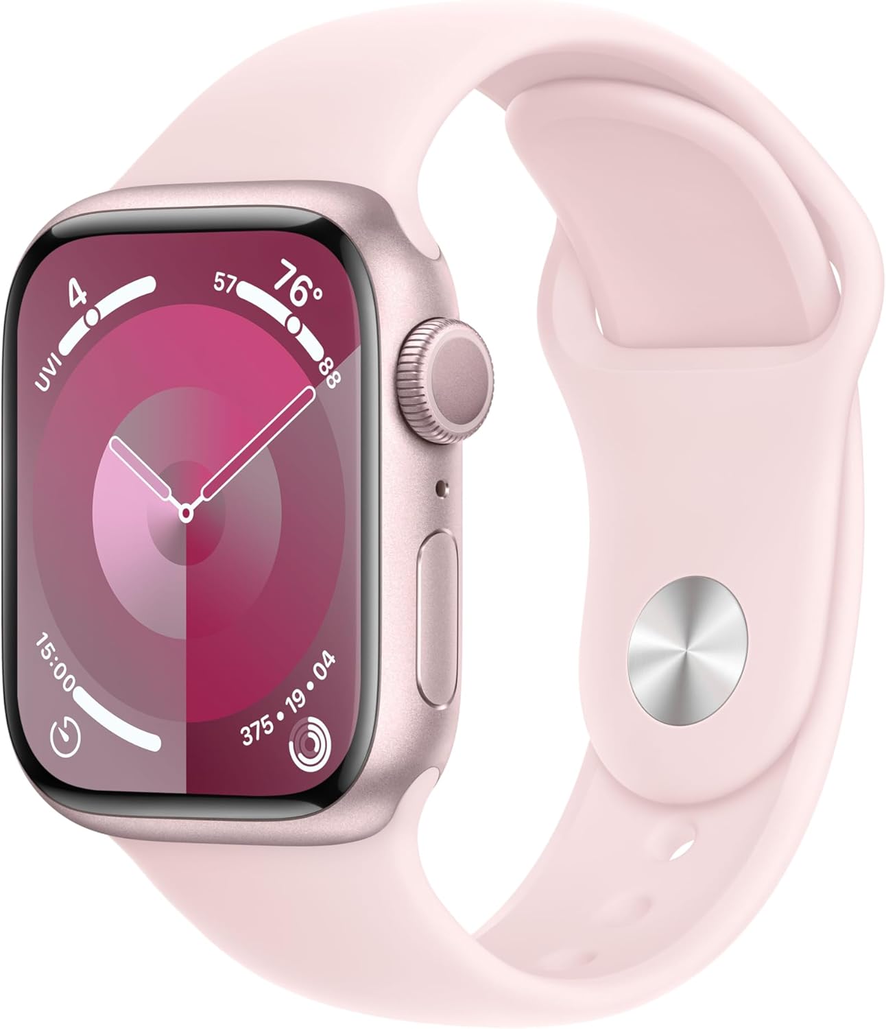 Apple Watch Series 9 GPS + Cellular 41mm Aluminum Pink Case +
