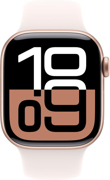 Apple Watch Series 10 (GPS) (42mm) Rose Gold Aluminum + Pink Band