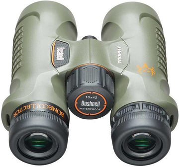 Bushnell Trophy Bone Collector 10x42mm Binoculars, Waterproof and Armor Plated Binocular - Pre-Owned - Like New