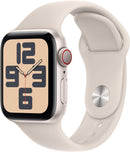 Apple Watch SE GPS Aluminum 44mm (2nd Gen) Starlight + Starlight Strap-2
