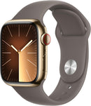 Apple Watch Series 9 GPS + Cellular 41mm Gold Stainless Steel-2
