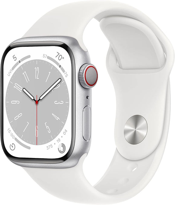 Apple Watch Series 8 GPS + Cellular 41mm Silver Aluminium