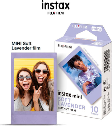 instax Fujifilm Instax Mini Instant Film 10 Sheets Soft Lavender - Damaged Packaging
