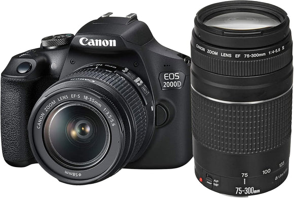 Canon EOS 2000D 24 MP Double IS Digital Camera Kit - Pre-Owned -Like New