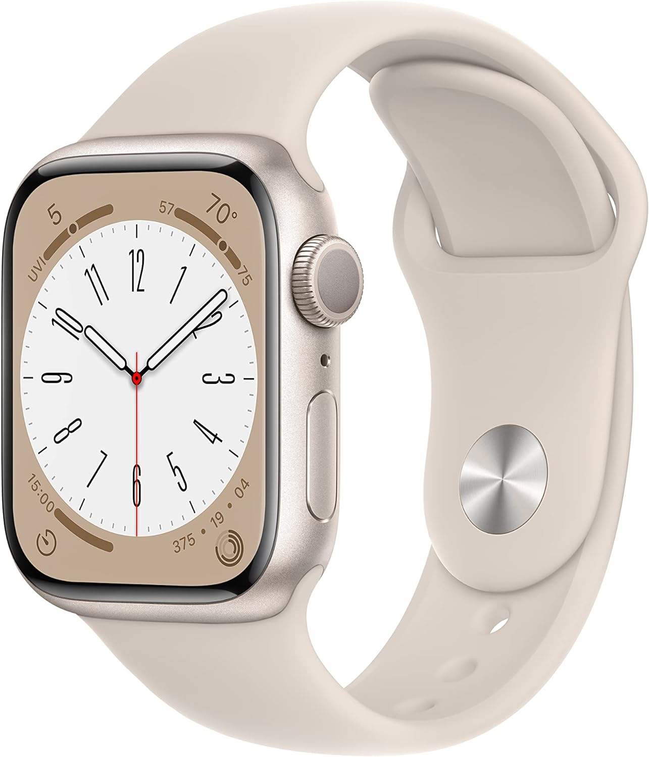 Apple Watch  Series 8 GPS+Cellularモデル Apple Watch Series 8 GPS + Cellular 41mm Aluminum Starlight Case +