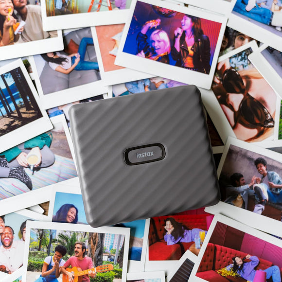 instax Fujifilm Wide Link Smartphone Printer Mocha Gray