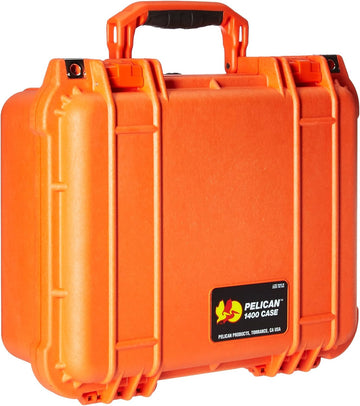 Pelican 1400 Camera Case With Foam (Orange) - Pre-Owned - Like new