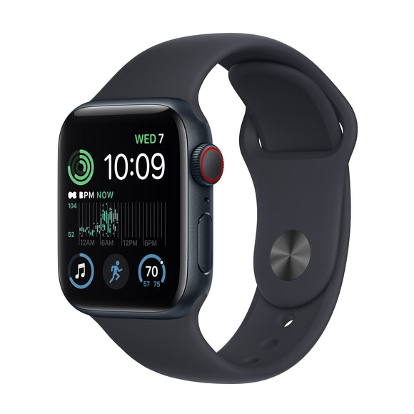Apple Watch SE (2nd Gen) GPS + Cellular Midnight Aluminium 44mm