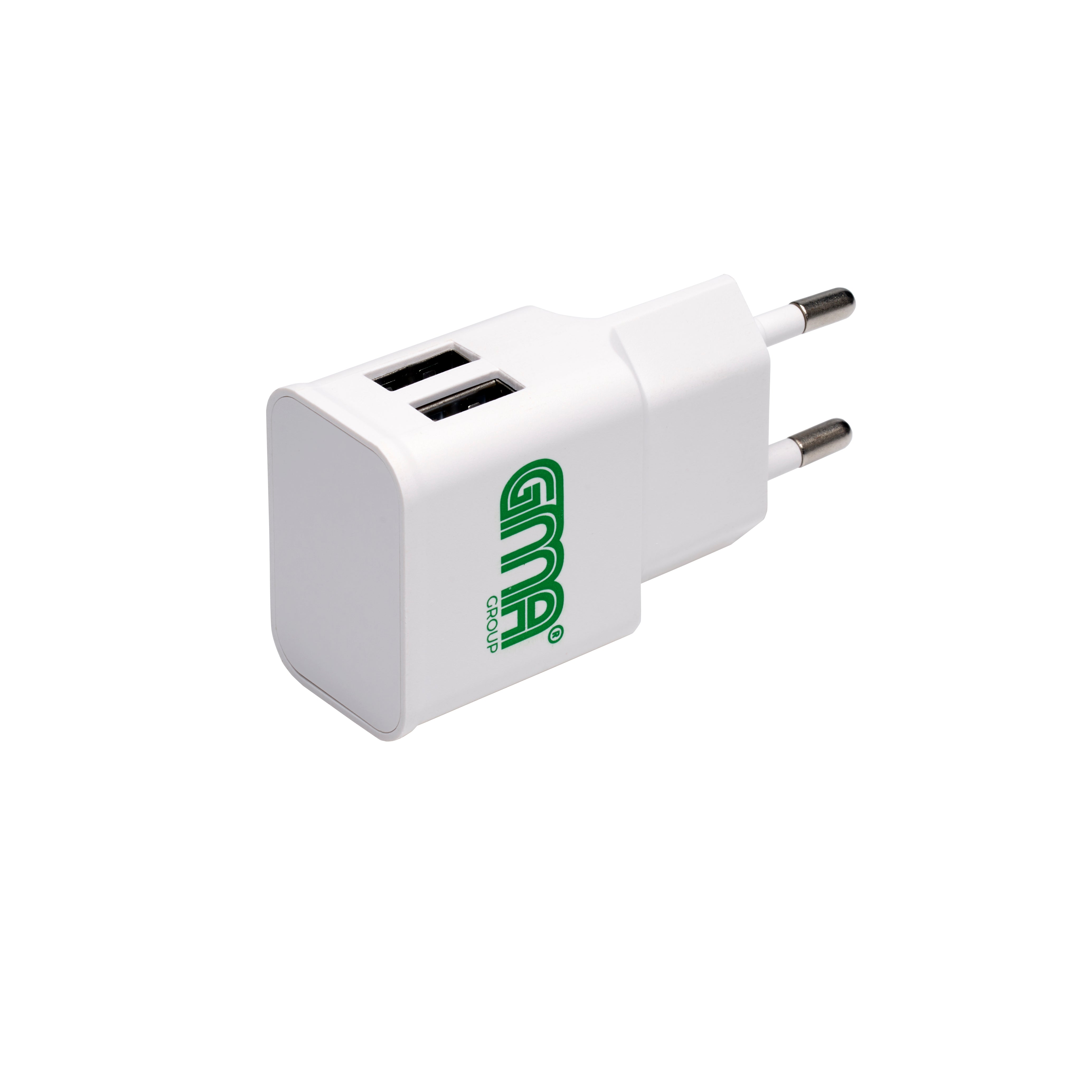 GMA Dual USB Wall Charger 2.4A