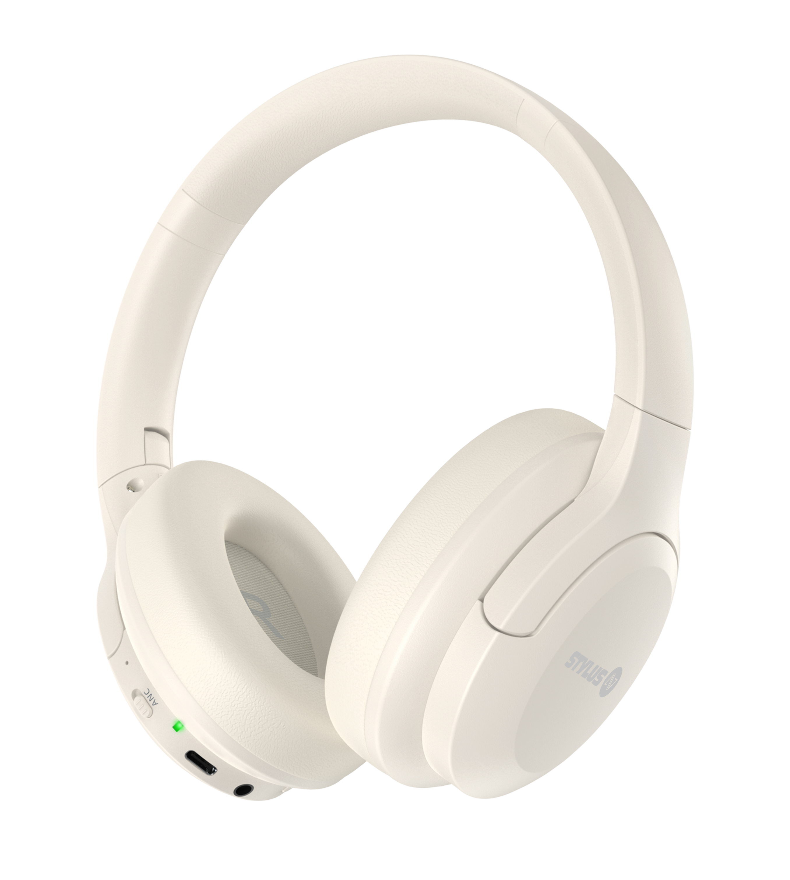 Stylus Airwave MKII Active Noise Canceling Headphones White