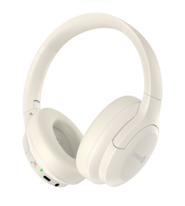 Stylus Airwave MKII Active Noise Canceling Headphones - White