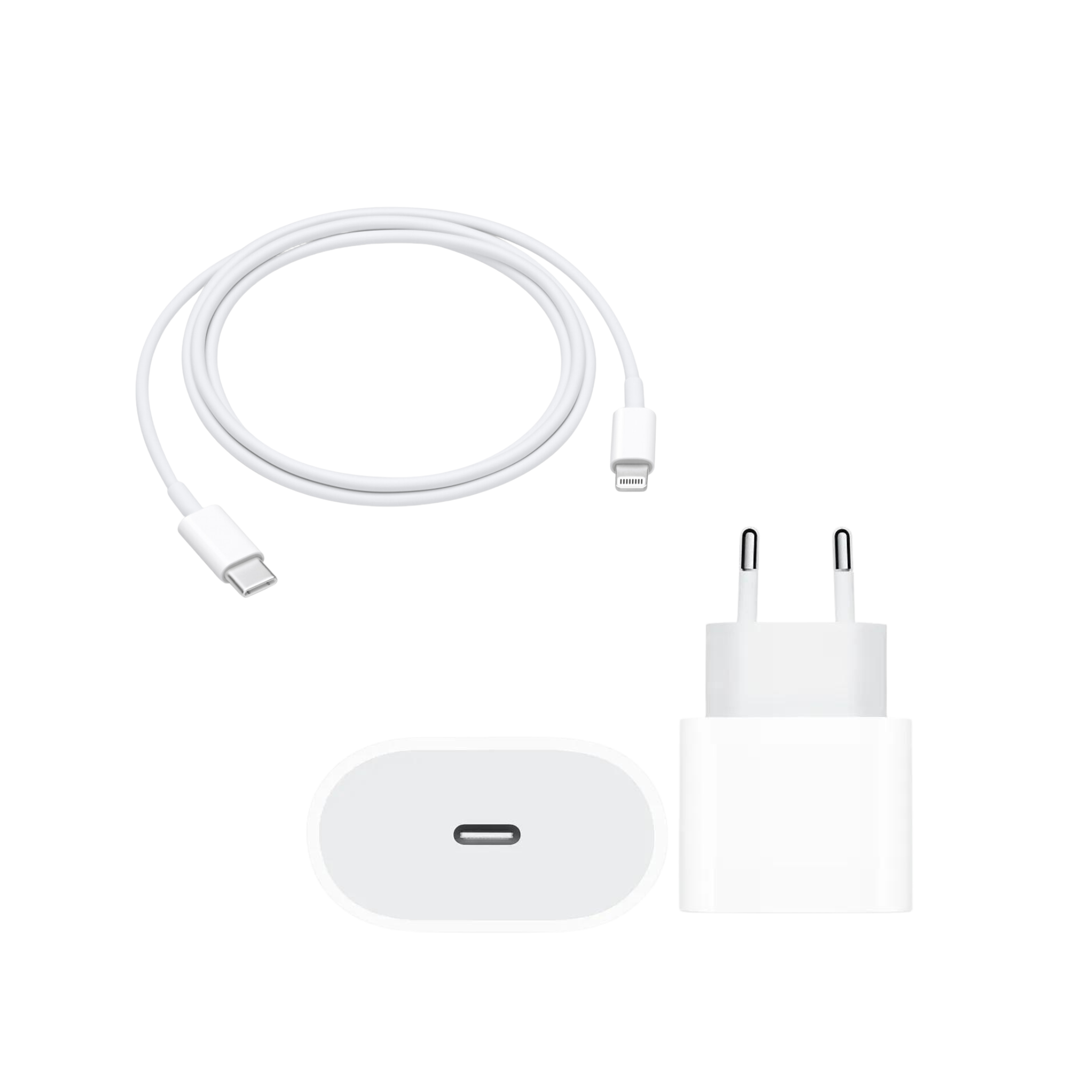 20W Fast Charger and Type C to Lightning Cable