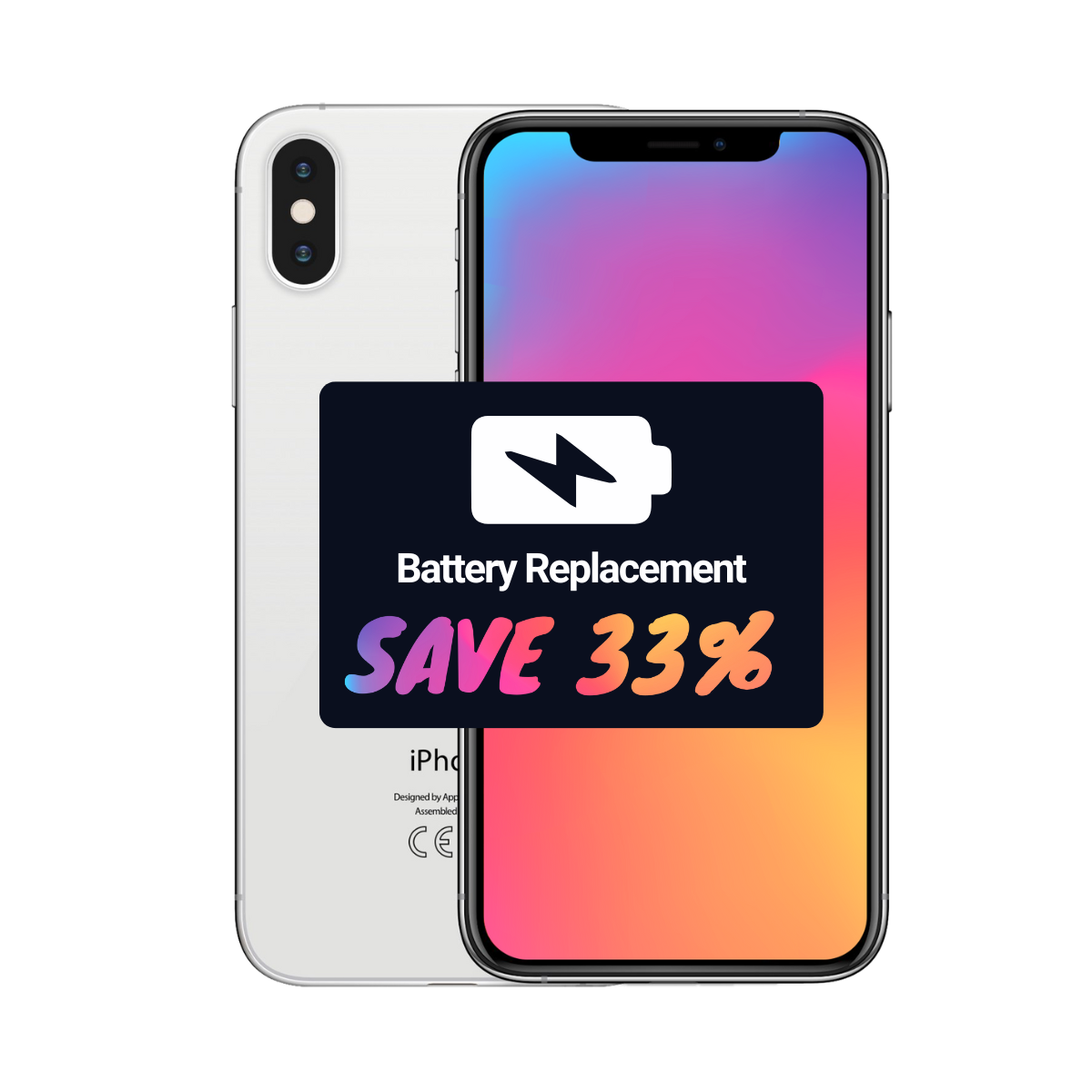 iPhone X Battery Replacement Voucher