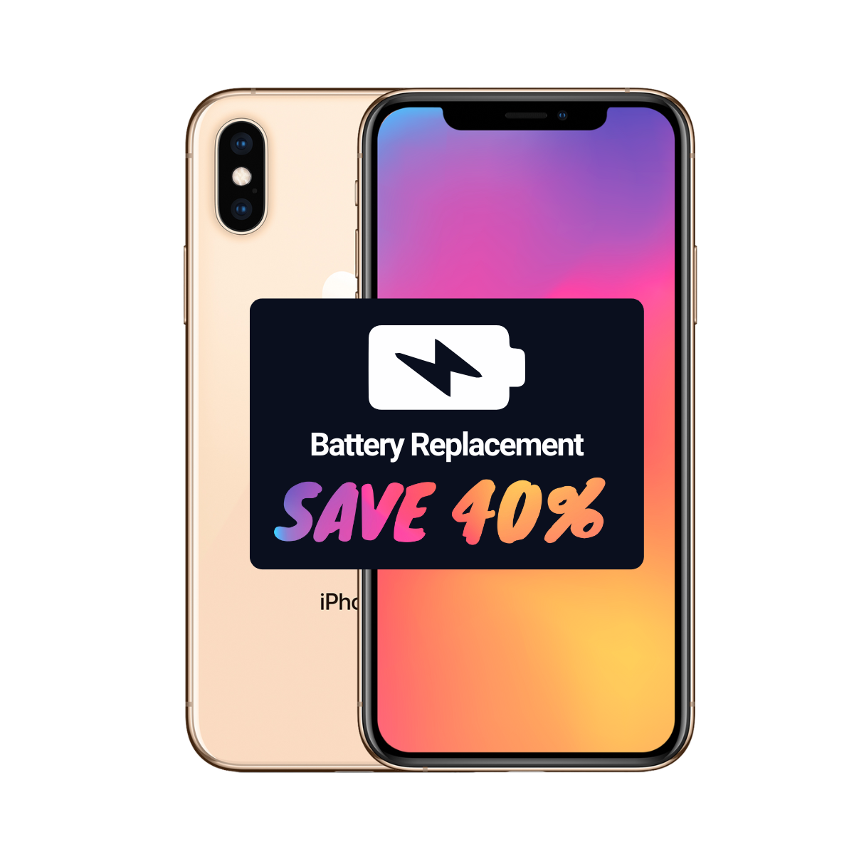 iPhone XS Battery Replacement Voucher