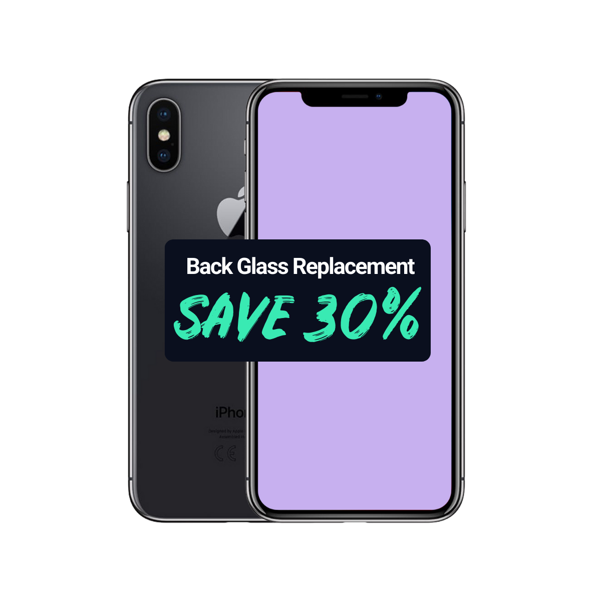iPhone XS Back Glass Replacement Voucher