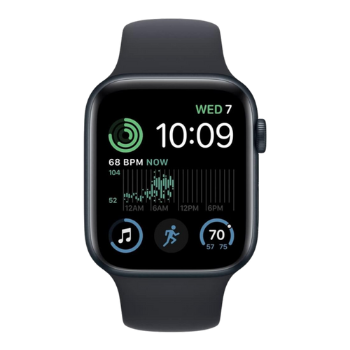 Apple Watch SE (2nd Gen) GPS + Cellular 44mm Midnight Aluminium