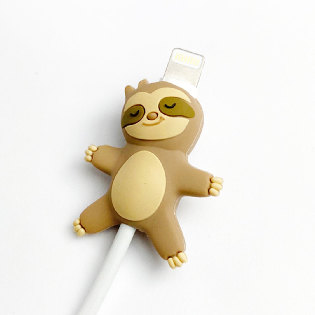 MojiPower Lazy Sloth Cable Protector-2