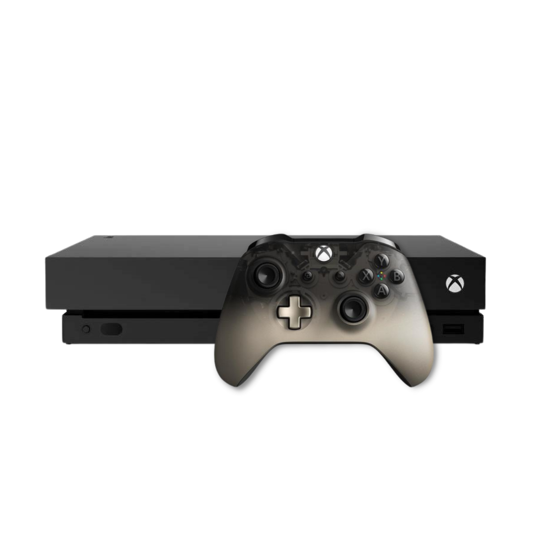X Box One X Console and Special Edition Controller