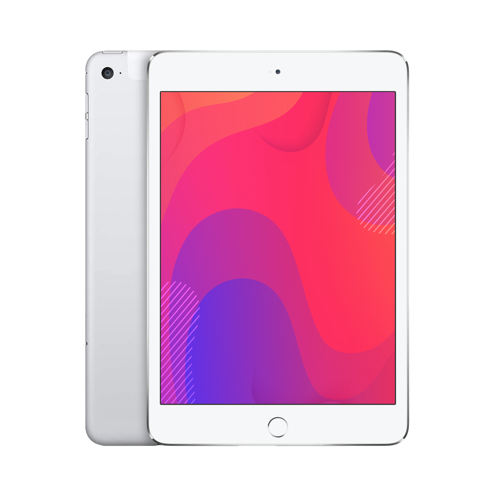  Apple iPad Mini 4, 128GB, Silver - WiFi (Renewed